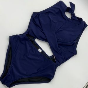 My charmo cut out sexy swimsuit bathingsuit in navy